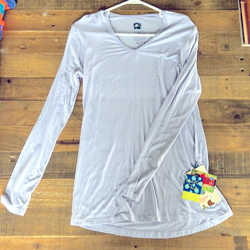 Kickee Pants -Brand New- Large lilac long sleeve shirt